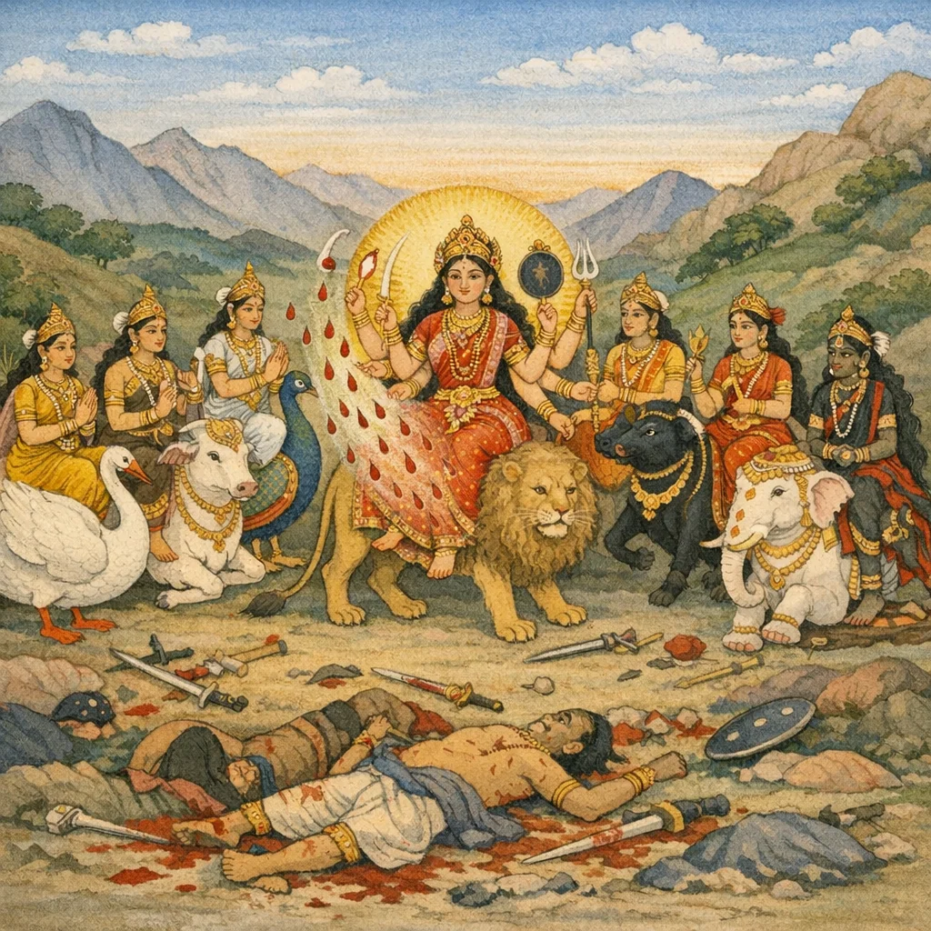 Slaying of Raktabija