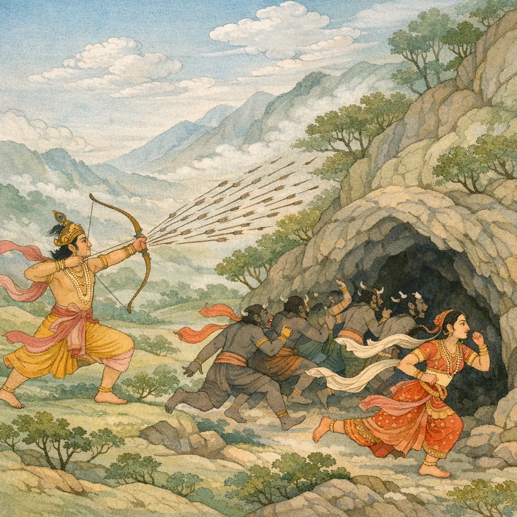 Indra's Campaign on Mount Malaya