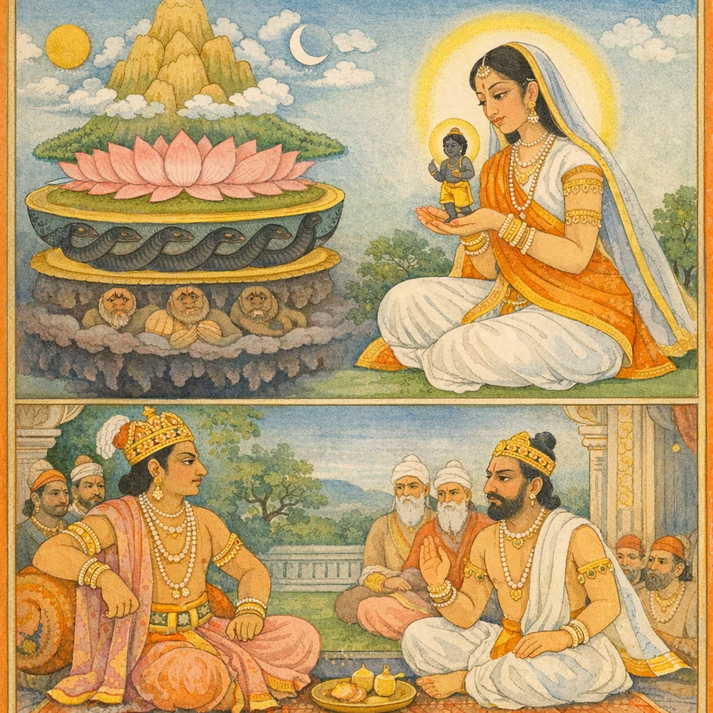 Bali Learns of Vamana