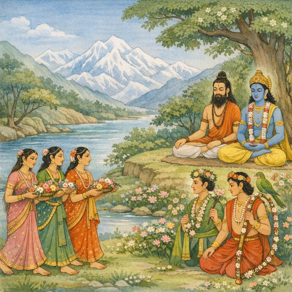 Nara-Narayana's Tapas